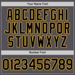 Custom Steel Gray Black Gold Performance T-Shirt for Activewear and Fitness Custom Steel Gray Black-Gold Performance T-Shirt - Image 4