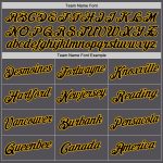 Custom Steel Gray Black Gold Performance T-Shirt for Activewear and Fitness Custom Steel Gray Black-Gold Performance T-Shirt - Image 3