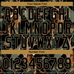 Black Gold 3D Tiger Peacock Sports Hoodie Pullover Sweatshirt Custom Stitched Design Custom Stitched Black Black-Old Gold - Image 4