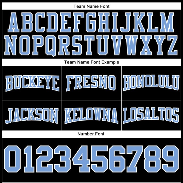 Custom Stitched Football Hoodie Black Light Blue White Pullover Sweatshirt Custom Stitched Black Light Blue-White Football - Image 3