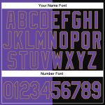 Halloween Pumpkin Hoodie, Scary Faces Black Purple Old Gold 3D Pattern, Custom Stitched Sports Pullover Sweatshirt Custom - Image 4