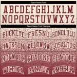 Cream Burgundy Fade Custom Stitched Fashion Sports Hoodie Pullover Sweatshirt Custom Stitched Cream Burgundy Fade Fashion - Image 4