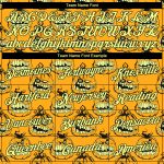 Gold Black 3D Pattern Smiling Pumpkin Halloween Hoodie Custom Stitched Pullover Sweatshirt Custom Stitched Gold Gold-Black - Image 3