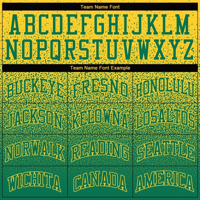 Gold Kelly Green Fade Custom Stitched Sports Hoodie Pullover Sweatshirt Custom Stitched Gold Kelly Green Fade Fashion Sports - Image 3