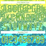 Gold Neon Green 3D Pattern Gradient Abstract Sports Pullover Hoodie - Custom Stitched Sweatshirt Custom Stitched Gold Neon - Image 4