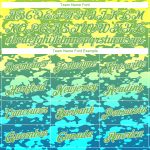 Gold Neon Green 3D Pattern Gradient Abstract Sports Pullover Hoodie - Custom Stitched Sweatshirt Custom Stitched Gold Neon - Image 3