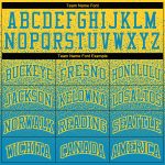 Gold Panther Custom Hoodie Pullover Sweatshirt with Blue Fade Fashion Design Custom Stitched Gold Panther Blue Fade Fashion - Image 3