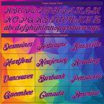 Gold Purple-Pink 3D Pattern Abstract Rainbow Sports Hoodie Custom Stitched Pullover Sweatshirt Custom Stitched Gold Purple-Pink - Image 3