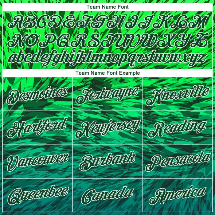 Custom Stitched 3D Pattern Gradient Sports Hoodie in Kelly Green and White, Pullover Sweatshirt Custom Stitched Kelly Green - Image 3