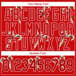 Christmas Candy Canes Hoodie Pullover Sweatshirt, Custom Stitched Kelly Green Red-White 3D Design Custom Stitched Kelly Green - Image 4