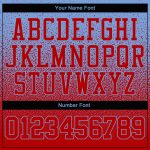 Light Blue Red Fade Fashion Hoodie Custom Stitched Sports Pullover Sweatshirt Custom Stitched Light Blue Red Fade Fashion - Image 4