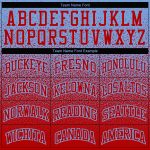 Light Blue Red Fade Fashion Hoodie Custom Stitched Sports Pullover Sweatshirt Custom Stitched Light Blue Red Fade Fashion - Image 3