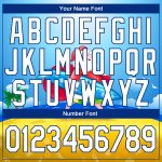 Light Blue White Gold 3D Tropical Christmas Surfing Santa Hoodie Pullover Sweatshirt - Custom Stitched Design Custom Stitched - Image 4