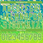 Neon Green White Gradient 3D Pattern Hoodie for Sports, Custom Stitched Pullover Sweatshirt Custom Stitched Neon Green Neon - Image 4