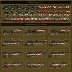 Olive Vintage USA Flag Pullover Hoodie - Custom Stitched Black Sports Sweatshirt, Salute to Service Custom Stitched Olive - Image 3