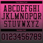 Custom Stitched Pink Black Fade Hoodie Sweatshirt Pullover Fashion Sports Apparel Custom Stitched Pink Black Fade Fashion - Image 4