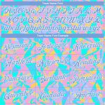 Custom Stitched 3D Pattern Abstract Hoodie in Pink Light Blue White Gradient - Sports Pullover Sweatshirt Custom Stitched - Image 3