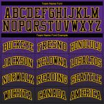 Purple Black-Gold Fade Custom Stitched Fashion Hoodie Pullover Sweatshirt Custom Stitched Purple Black-Gold Fade Fashion - Image 3