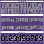 Custom Stitched Purple Black Gray Hoodie Pullover Sweatshirt for Football Fans Custom Stitched Purple Black-Gray Football - Image 3