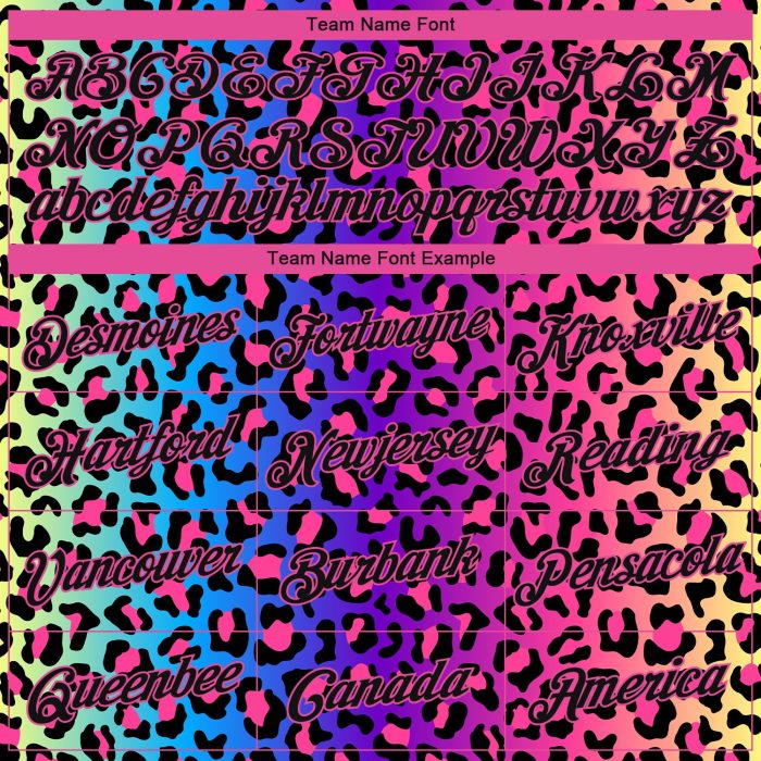 Purple Black-Pink 3D Leopard Pattern Custom Stitched Sports Hoodie Pullover Sweatshirt Custom Stitched Purple Black-Pink - Image 3