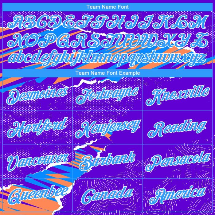 3D Pattern Design Sports Hoodie - Custom Stitched Purple Light Blue Orange White Pullover Sweatshirt Custom Stitched Purple - Image 3