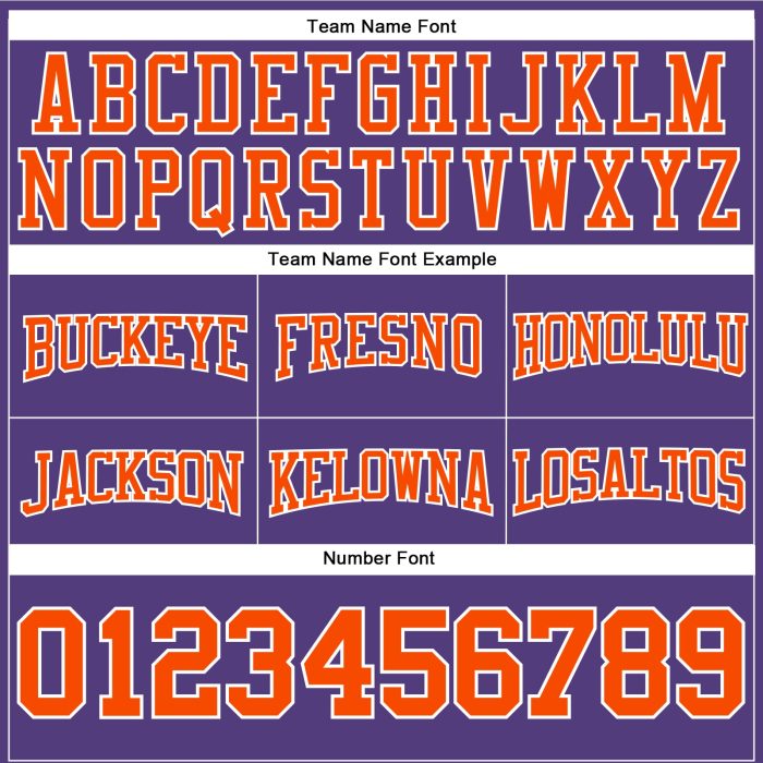 Purple Orange White Football Hoodie Custom Stitched Pullover Sweatshirt Custom Stitched Purple Orange-White Football Pullover - Image 3