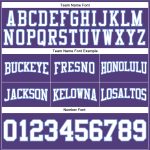 Custom Stitched Purple White Light Blue Hoodie Pullover Sweatshirt for Football Fans Custom Stitched Purple White-Light Blue - Image 3
