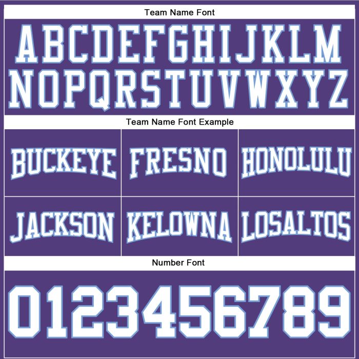 Custom Stitched Purple White Light Blue Hoodie Pullover Sweatshirt for Football Fans Custom Stitched Purple White-Light Blue - Image 3