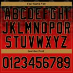 Red Black Old Gold 3D Pattern Sports Hoodie Pullover Sweatshirt - Custom Stitched Design Custom Stitched Red Black-Old Gold - Image 4