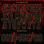 Custom Red Black Old Gold 3D Pattern Sports Hoodie Pullover Sweatshirt - Style 7976 Custom Stitched Red Black-Old Gold 3D - Image 4