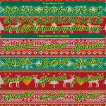 3D Christmas Reindeer Pullover Hoodie Sweatshirt - Custom Stitched Red Kelly Green-Gold Design Custom Stitched Red Kelly - Image 3