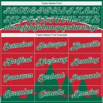 Red Green White 3D Christmas Trees Pullover Hoodie Sweatshirt Custom Stitched Custom Stitched Red Kelly Green-White 3D Christmas - Image 3