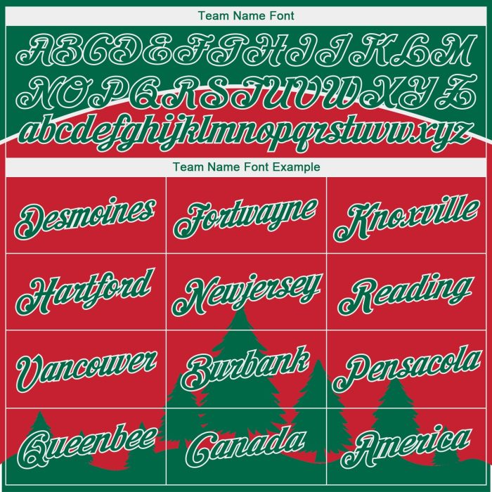 Red Green White 3D Christmas Trees Pullover Hoodie Sweatshirt Custom Stitched Custom Stitched Red Kelly Green-White 3D Christmas - Image 3