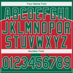Red Green White 3D Christmas Trees Pullover Hoodie Sweatshirt Custom Stitched Custom Stitched Red Kelly Green-White 3D Christmas - Image 4