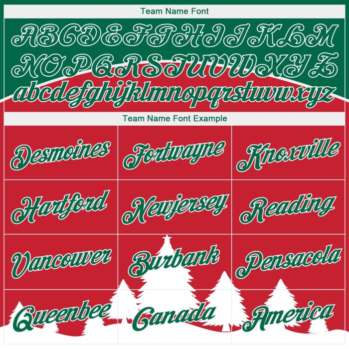 3D Christmas Trees Sports Hoodie Custom Stitched Red White Kelly Green Pullover Sweatshirt Custom Stitched Red White-Kelly - Image 3