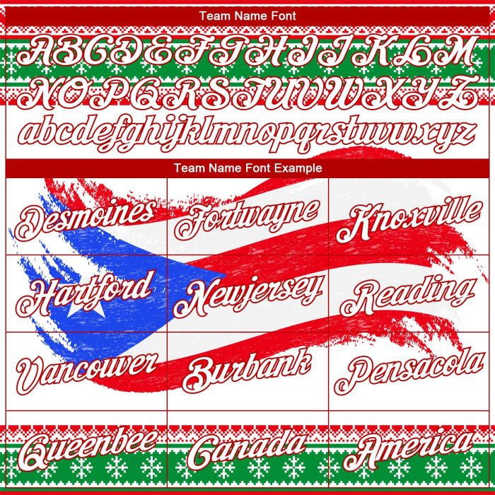 Puerto Rican Flag Hoodie - Custom Stitched 3D Red White-Kelly Green Sports Pullover Sweatshirt Custom Stitched Red White-Kelly - Image 3