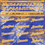 Royal Gold-White 3D Pattern Hoodie Custom Stitched Sports Pullover Sweatshirt Custom Stitched Royal Gold-White 3D Pattern - Image 3