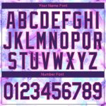 Tie Dye 3D Pattern Purple Pink Sports Hoodie Custom Stitched Pullover Sweatshirt Custom Stitched Tie Dye Purple-Pink 3D Pattern - Image 4