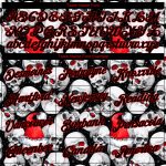 Custom Stitched 3D Skulls Christmas Santa Hat Hoodie, Pullover Sweatshirt in White Red Black Custom Stitched White Black-Red - Image 3