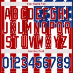 Custom Stitched 3D American Flag Pullover Hoodie Sweatshirt - White Red-Royal Style 9369 Custom Stitched White Red-Royal - Image 4