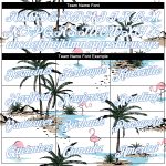 Custom Stitched Hawaii Palm Trees 3D Pattern Sweatshirt Hoodie in White Light Blue Custom Stitched White White-Light Blue - Image 3