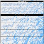 Custom Stitched 3D Pattern Sweatshirt Hoodie in White and Light Blue - Sports Pullover Custom Stitched White White-Light - Image 3