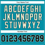 Custom Teal Black-Cream Basketball Jersey - Authentic Throwback Style Custom Teal Black-Cream Authentic Throwback Basketball - Image 4