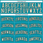 Custom Teal Black-Cream Basketball Jersey - Authentic Throwback Style Custom Teal Black-Cream Authentic Throwback Basketball - Image 3