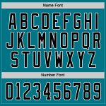 Custom Teal Hockey Jersey | Black and White Design | Personalized Hockey Apparel Custom Teal Black-White Hockey Jersey - Image 4