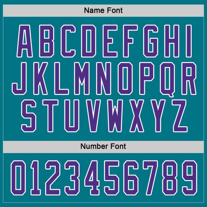 Teal and Purple White Hockey Jersey - Customizable Team Apparel Custom Teal Purple-White Hockey Jersey - Image 4