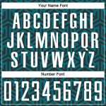 Teal Black White Custom Soccer Uniform Jersey Sublimation Design for Teams Custom Teal White-Black Sublimation Soccer Uniform - Image 5