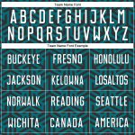 Teal Black White Custom Soccer Uniform Jersey Sublimation Design for Teams Custom Teal White-Black Sublimation Soccer Uniform - Image 4