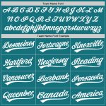 Custom Teal White Softball Jersey Unisex Two-Button Design for Players Custom Teal White Two-Button Unisex Softball Jersey - Image 4