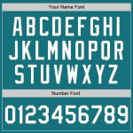 Custom Teal White Softball Jersey Unisex Two-Button Design for Players Custom Teal White Two-Button Unisex Softball Jersey - Image 5